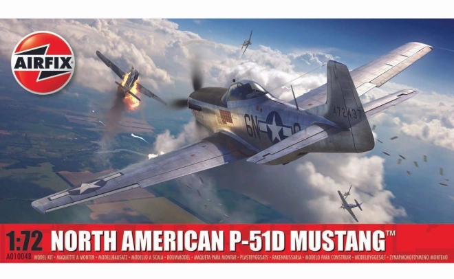 Észak-Amerikai P-51D Mustang 1/72 makett
