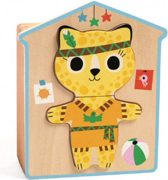 Puzzle Vidám cicák Djecótól