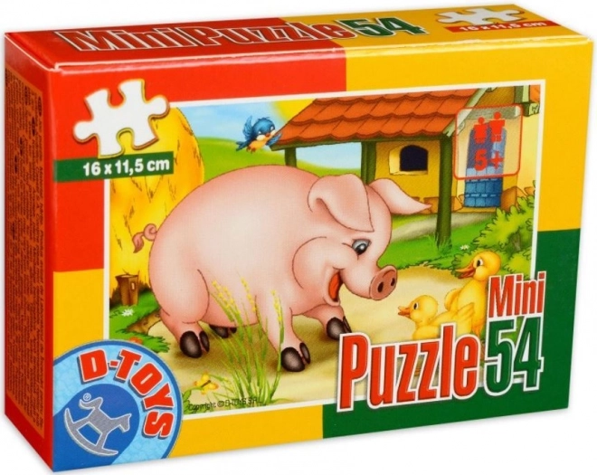 d-toys puzzle lovacska 54 darabos