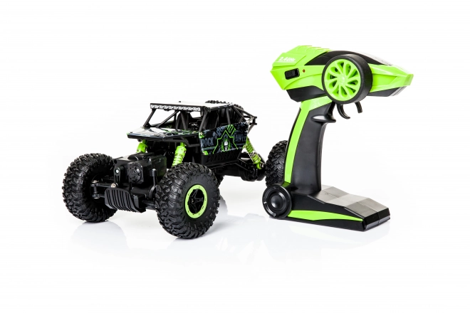 Zöld RC Rock Crawler távirányítós autó