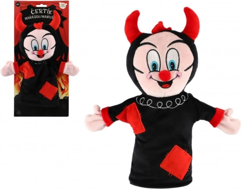 Plüss kézibaba ördögfi 30 cm TEDDIES