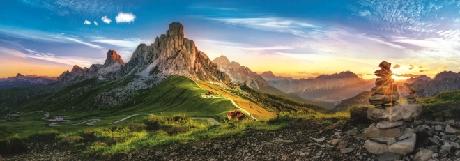 Panorámás Passo di Giau puzzle, Dolomitok - 1000 darabos