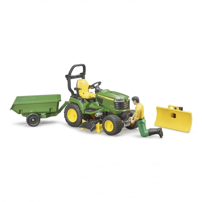 játék John Deere X949 kerti traktor kertésszel