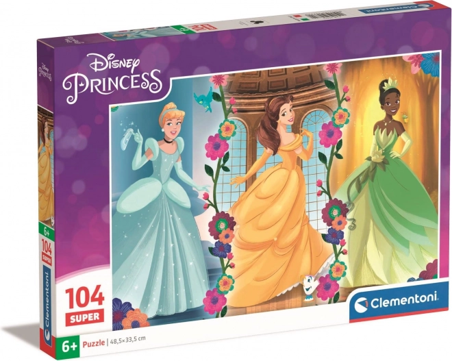 Clementoni puzzle 104 darabos – Hamupipőke, Belle, Tiana