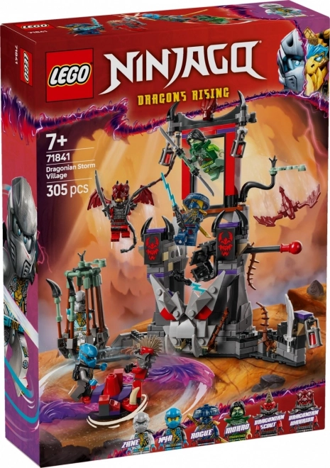 Ninjago viharfalva sárkányok