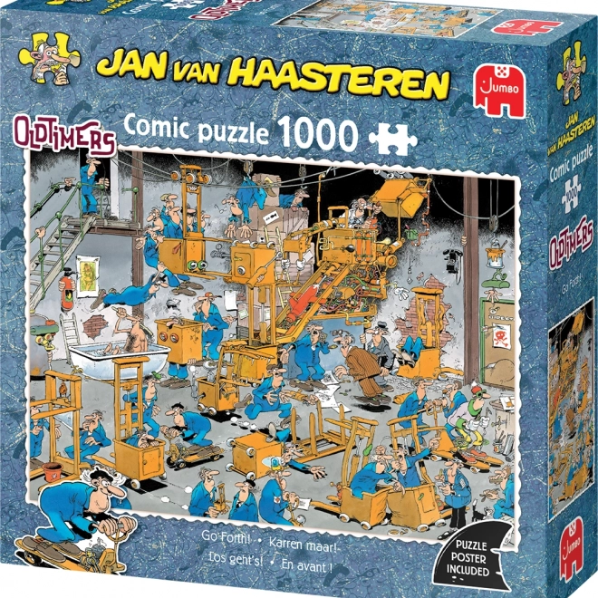 JUMBO Puzzle: Oldtimery - Vidd el! 1000 darab