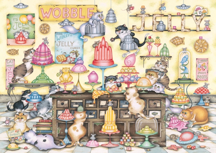 Ravensburger puzzle Macskabolt 1000 darab