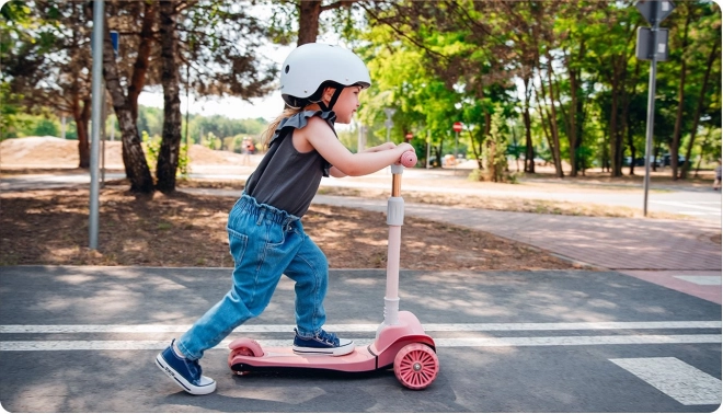 Lionelo timmy rózsaszín roller