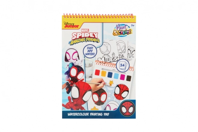 Spidey vízfestékes kifestő