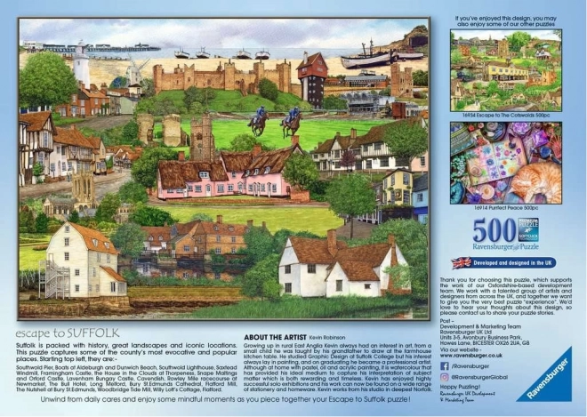 Ravensburger 500 darabos kirakó Suffolk menekülés