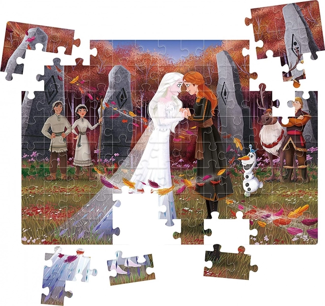 Led királyság 2 - testvérek puzzle 104 darabos