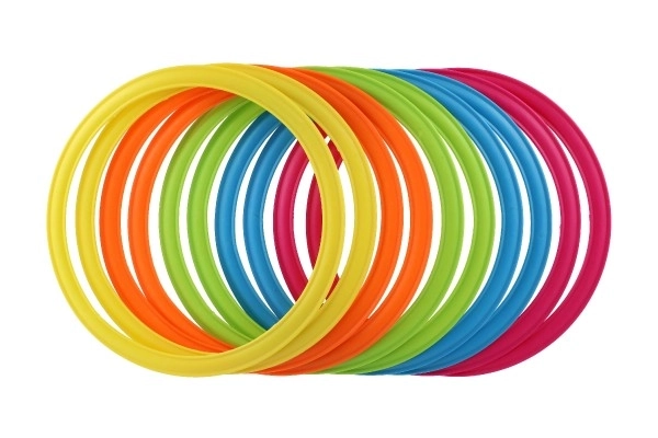 Színes játék karikák 27 cm