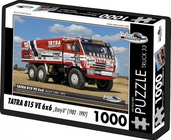 Retro autók puzzle Tatra 815 VE 6x6