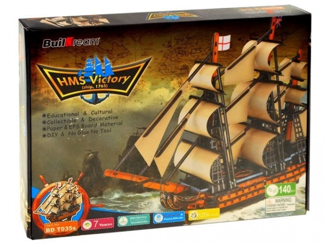 HMS Victory 3D puzzle hajómodell