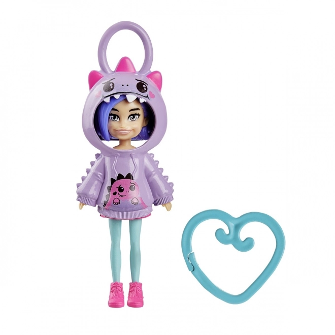 Polly Pocket dínó függő figura