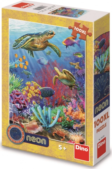 dinoszaurusz világító puzzle tenger alatti világ XL