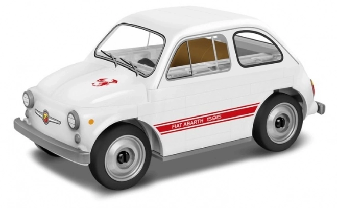 Fiat Abarth 595 autómodell építőkészlet - 1965