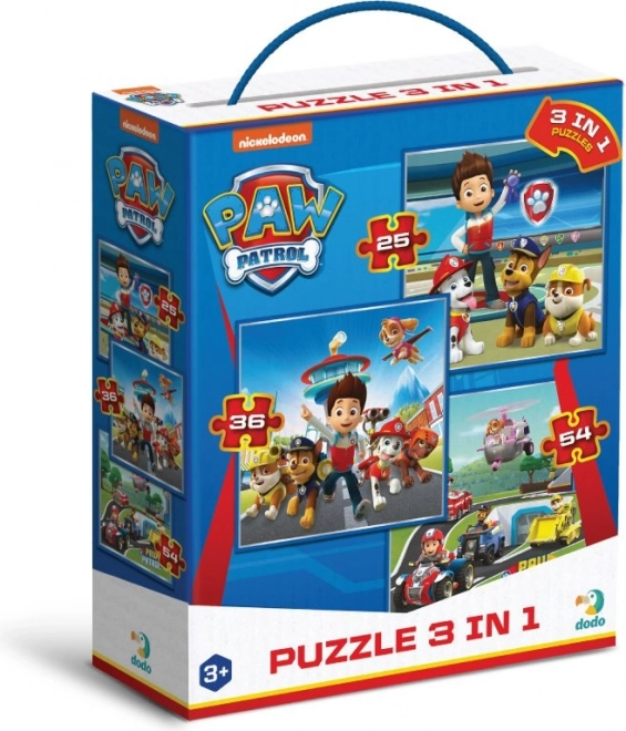 Mancs Őrjárat Puzzle: Akcióra Készen 3 az 1-ben