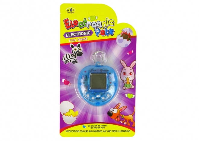 Elektronikus kisállat játék, kék Tamagotchi