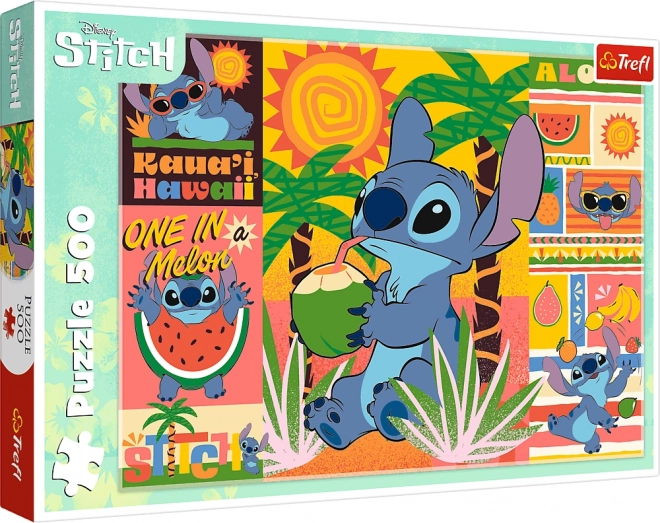 Nyári puzzle 500 darabbal Stitchel Lilo és Stitchtől