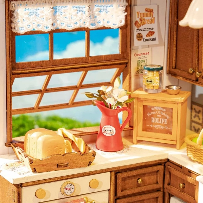 Miniatűr házikó Konyha Tele Illatokkal