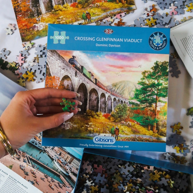 Glenfinnan-viadukt puzzle 1000 darabos