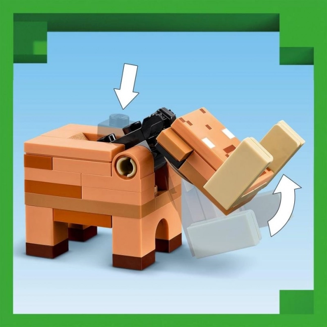 LEGO Minecraft A Nether Portálnál Zasazka
