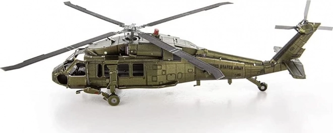 Metal Earth 3D puzzle Fekete Sólyom helikopter