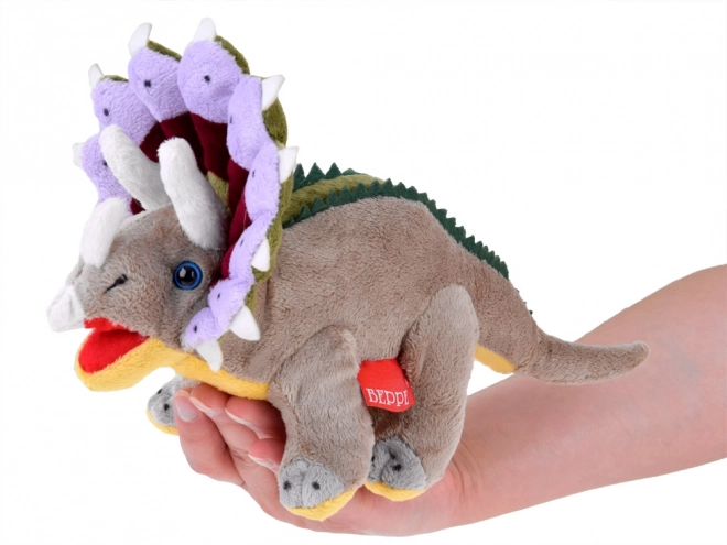 Triceratops Plüss Dino Játék 30cm