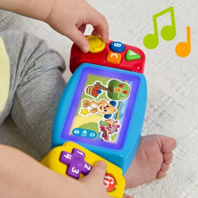 Fisher-price vidám játék konzol