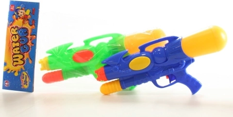 Műanyag vízipisztoly tartállyal, 31 cm