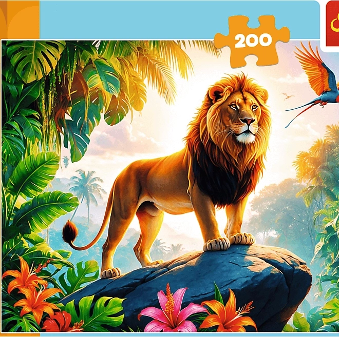 TREFL Puzzle Dzsungel királya 200 darab