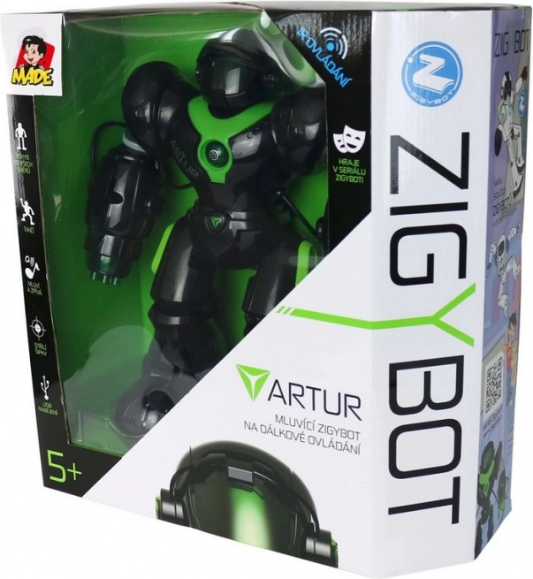 Beszélő robot Artur a Zigybotok űrlegénységéből