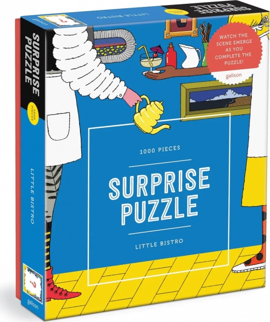 GALISON Meglepetés puzzle Kis bisztró 1000 darabos