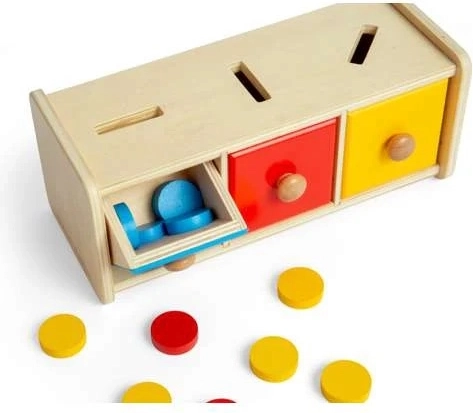 Bigjigs Toys színek szerinti válogató doboz