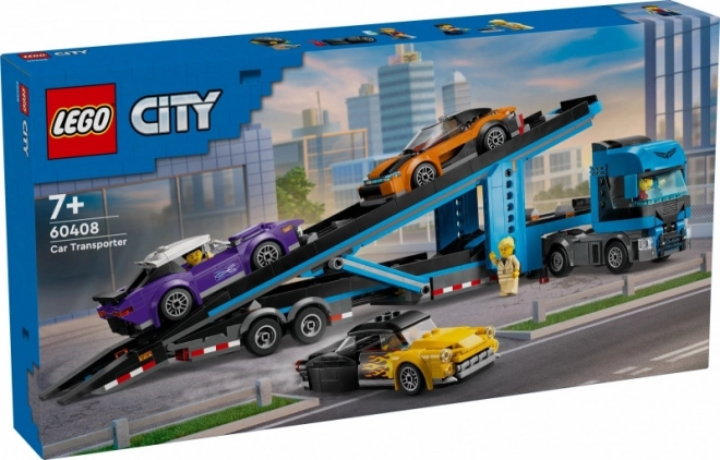 Lego City Autószállító Sportkocsikkal