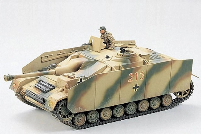 Német Sturmgeschütz IV harckocsi makett