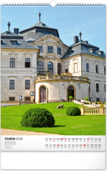 Fali naptár Várak és kastélyok 2026