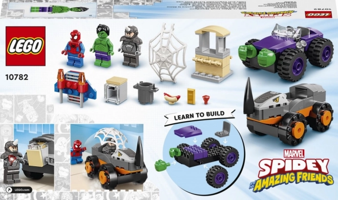 Hulk és Rhino járműcsata - LEGO Super Heroes kaland