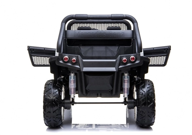 Mercedes Unimog fekete akkumulátoros autó – Fehér