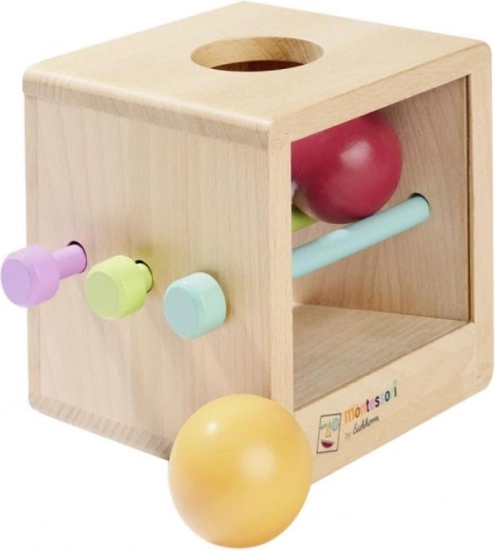 Montessori doboz 100% bükkfából