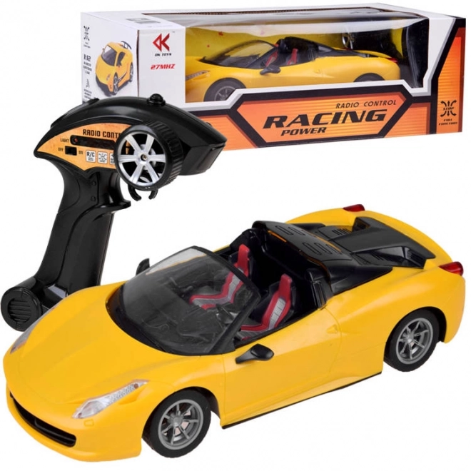 Zdalnie sterowane sportowe auto cabrio z pilotem