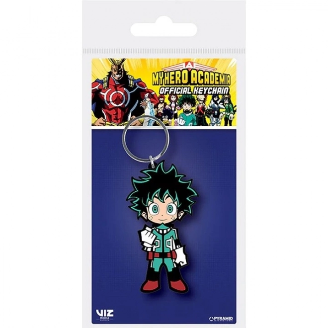 Gumiból készült My Hero Academia kulcstartó