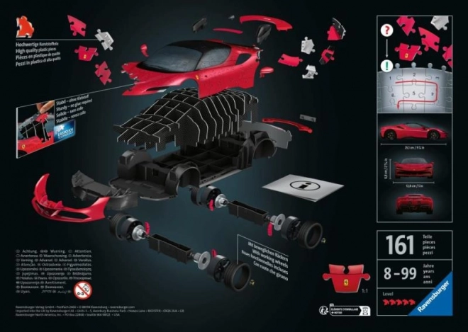 Ferrari SF90 Stradale 3D puzzle