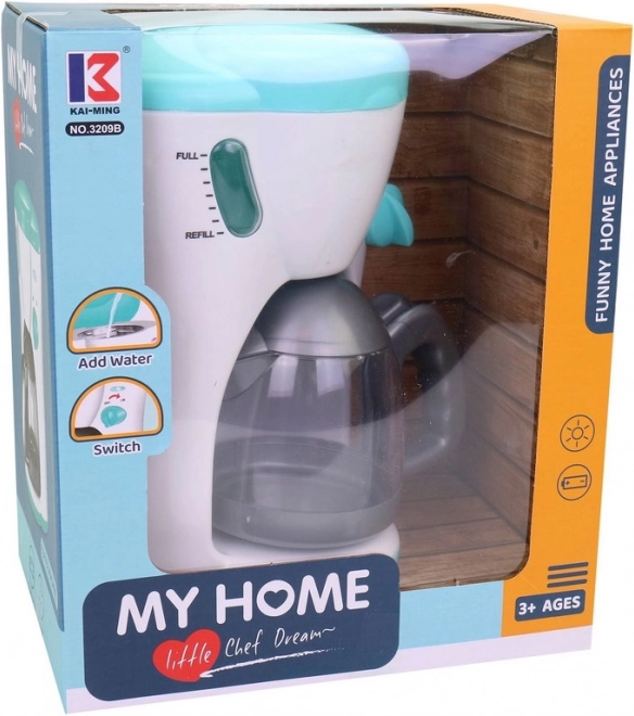 Gyerek kávéfőző elemmel 20 cm