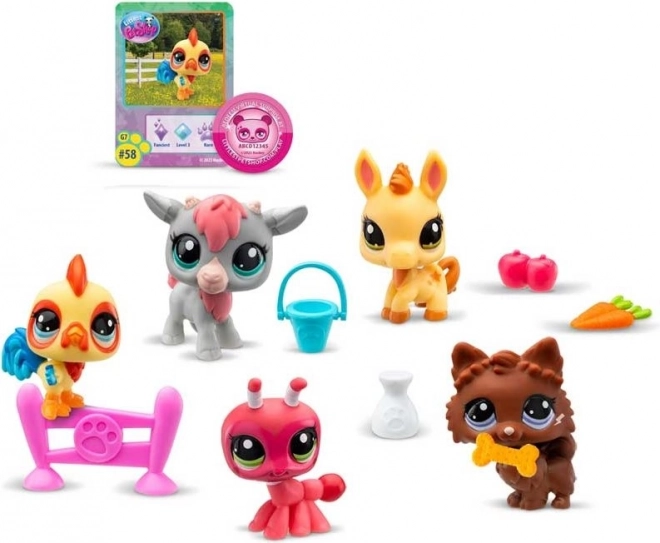 Littlest Pet Shop állatfigura készlet 5 db