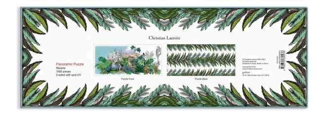 Oboustranné panoráma puzzle Christian Lacroix 1000 darabos