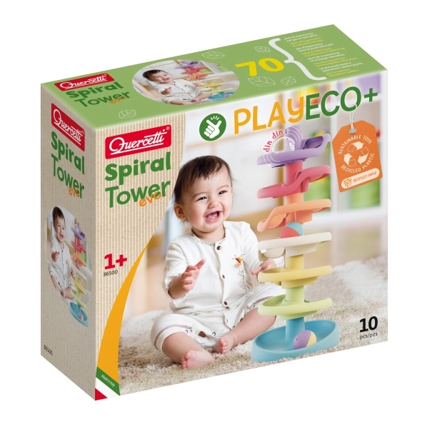 Quercetti Golópálya Spiral Tower Play Eco+