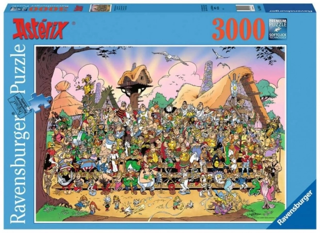 Családi fotó 3000 darabos puzzle - ASTERIX és OBELIX