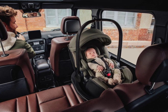 Autós gyerekülés Baby-Safe Pro Vario Base csomagban - zöld